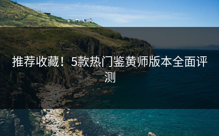 推荐收藏！5款热门鉴黄师版本全面评测